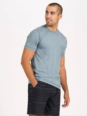 Vuori Men's Tradewind Performance 2.0 Tee Crewneck Shirt V109 Stretch Sz M